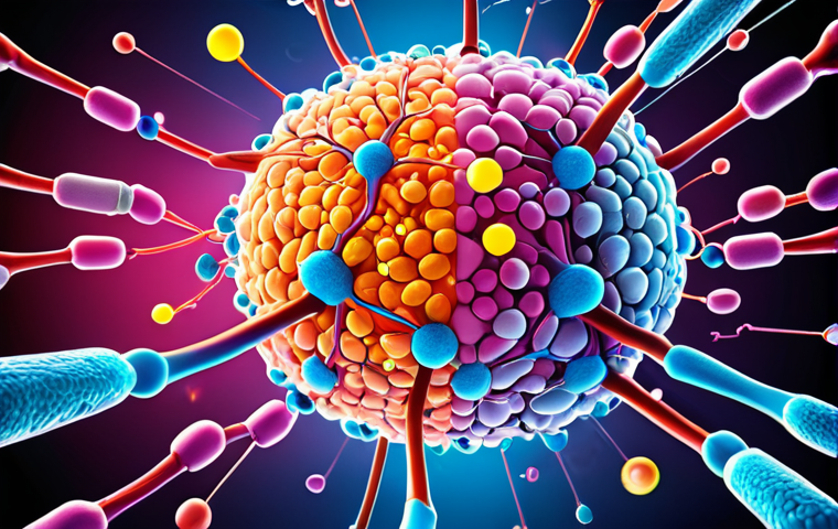 **
A vibrant, colorful illustration depicting a cellular environment. Show glucose molecules being broken down in a series of redox reactions (emphasize electron transfer). Highlight oxygen molecules acting as the final electron acceptor. The overall feel should be energetic and illustrate metabolism powering a human figure (running or doing an activity). Style: Digital art, bright colors, focus on biological accuracy blended with artistic interpretation.
**