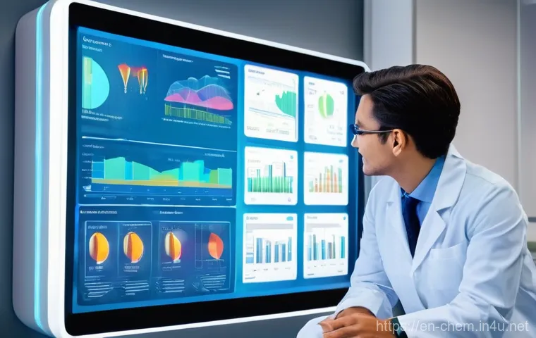 분석화학 - **Prompt:** A serene natural landscape, perhaps a clear mountain lake or a lush forest, with a moder...